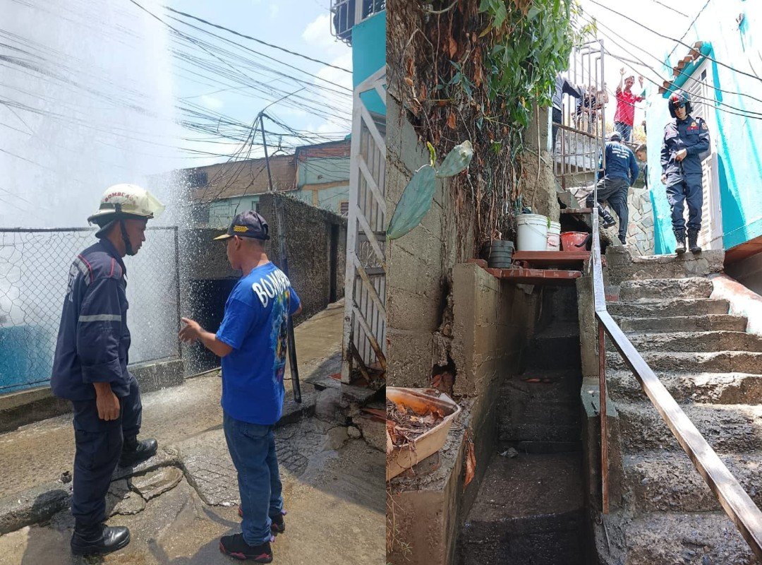 Emergencia en Catia: Tubería Matriz Desaloja a Decenas de Familias