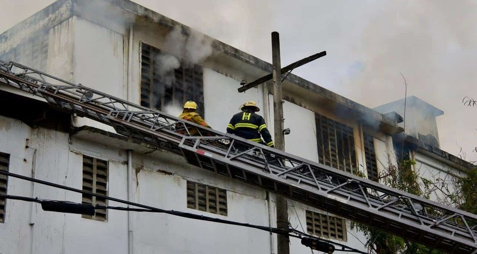 Incendio en almacén de Banreservas en el Distrito Nacional: Sin heridos