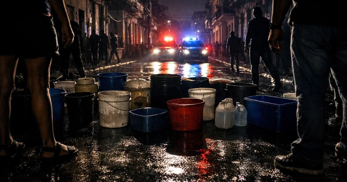 Protestas en La Habana por apagones y escasez de agua